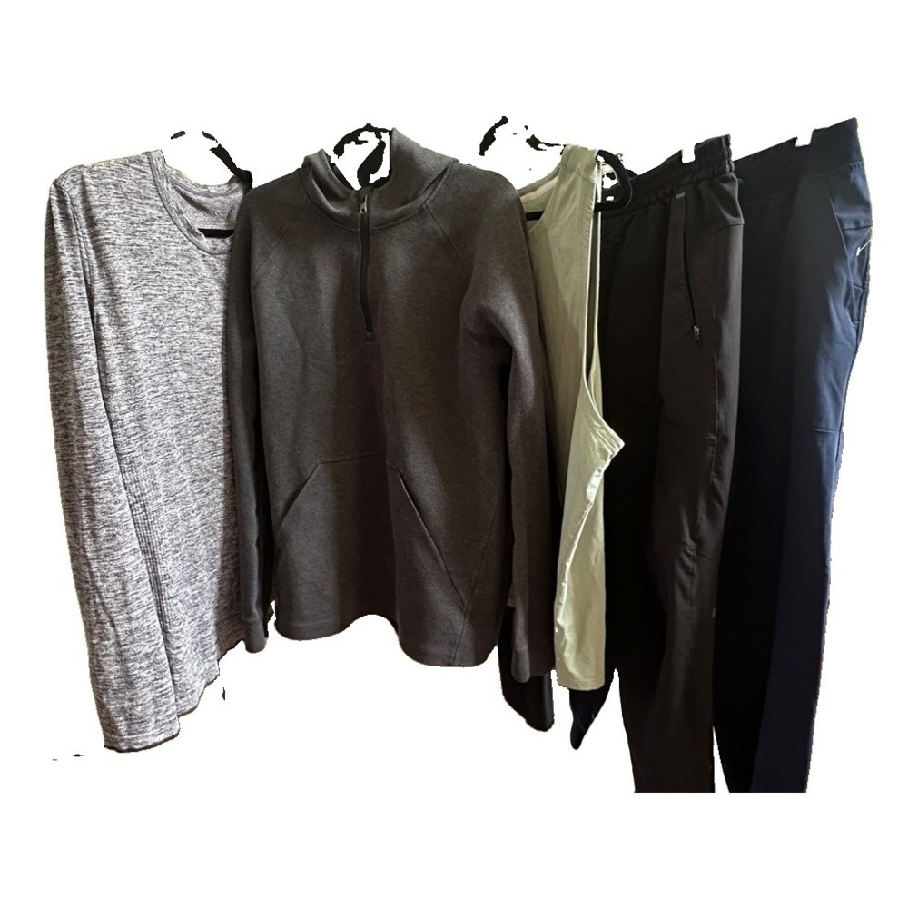 Lululemon Men XL Athletic Lot 5pc Jogger Hoodie Pants Long Sleeve Set